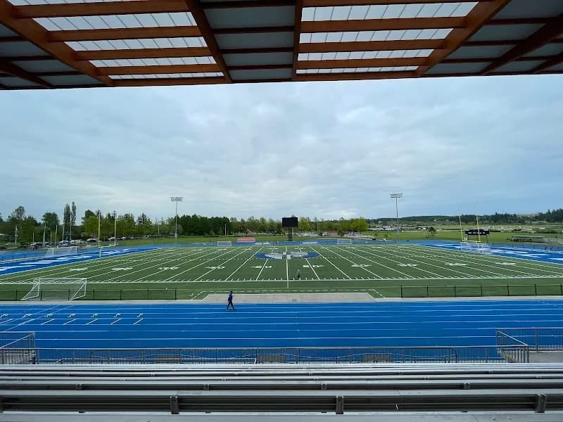 View of McLeod Athletic Park in Langley, BC
