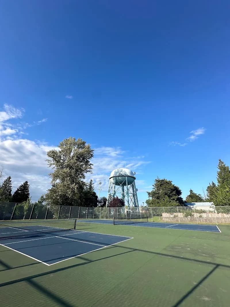 View of McMicken Heights Park Tennis and Pickleball Courts in SeaTac, WA