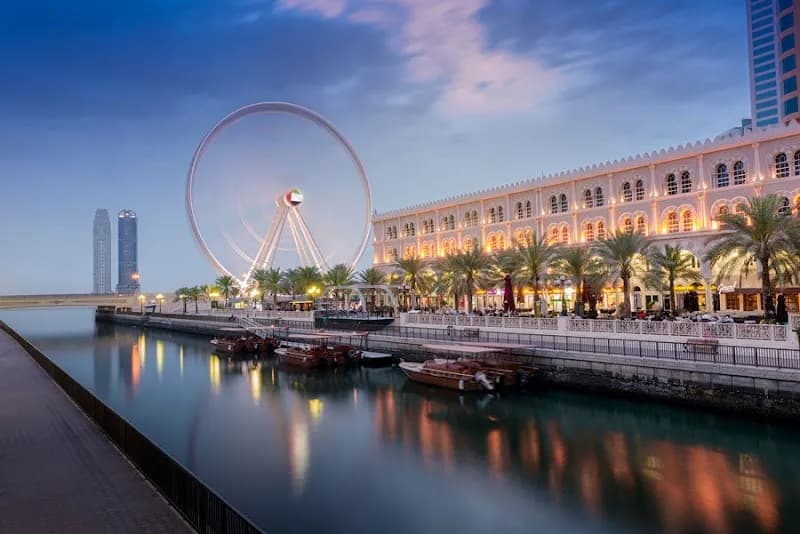 View of Mega Park in Sharjah (Al Qasba), Dubai
