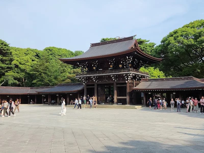 Meiji Jingu shinto shrine in Shibuya, Tokyo