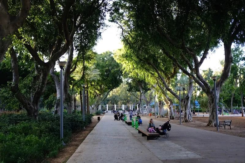 Meir Park park in Sarona, TA