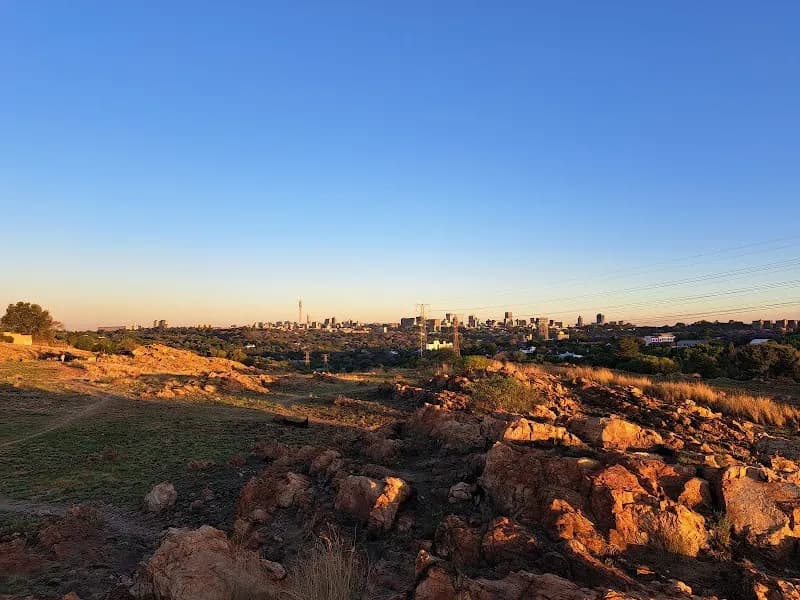 View of Melville Koppies Nature Reserve in Johannesburg, GP