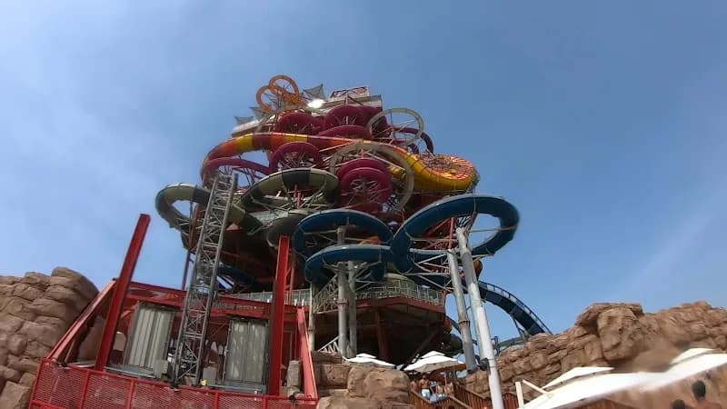 View of Meryal Waterpark in Lusail, QA