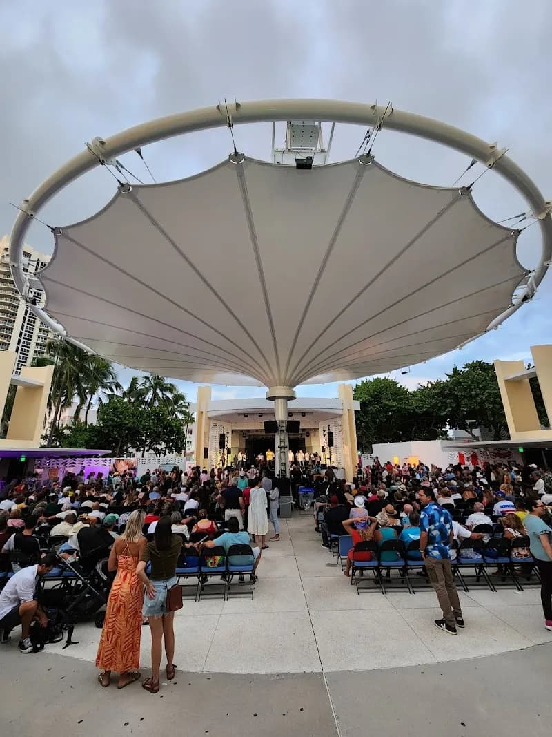 View of Miami Beach Bandshell in North Miami Beach, FL