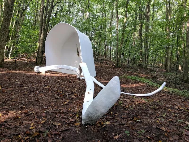 View of Michigan Legacy Art Park in Thompsonville, MI