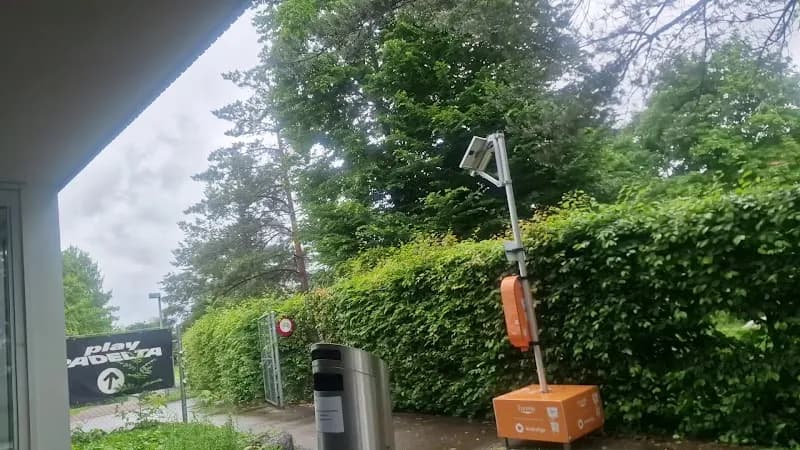 View of Milandia sports and adventure park in Greifensee, ZH