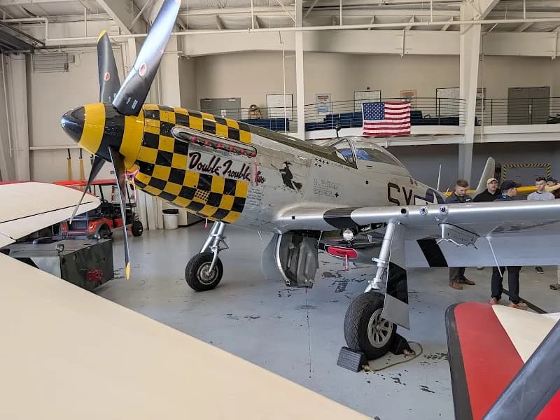 View of Military Aviation Museum in Virginia Beach, VA