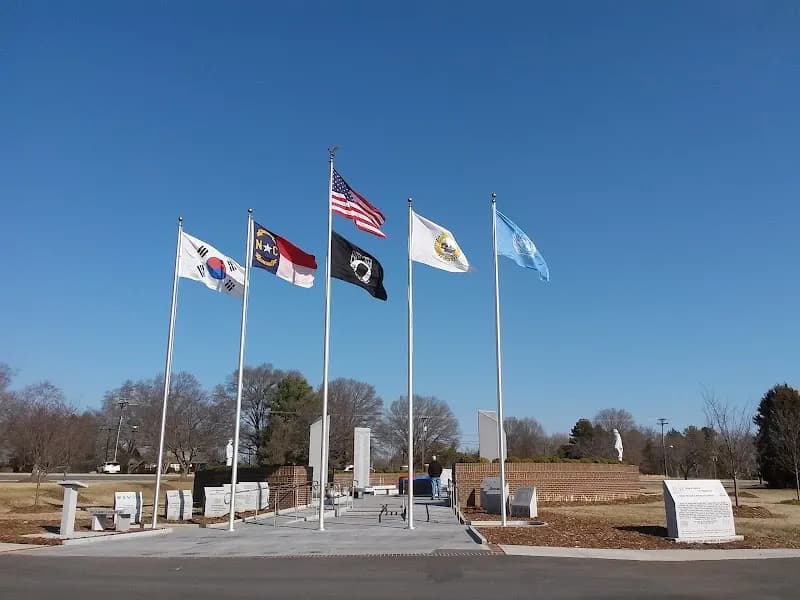 View of Mint Hill Veterans Memorial Park in Mint Hill, NC