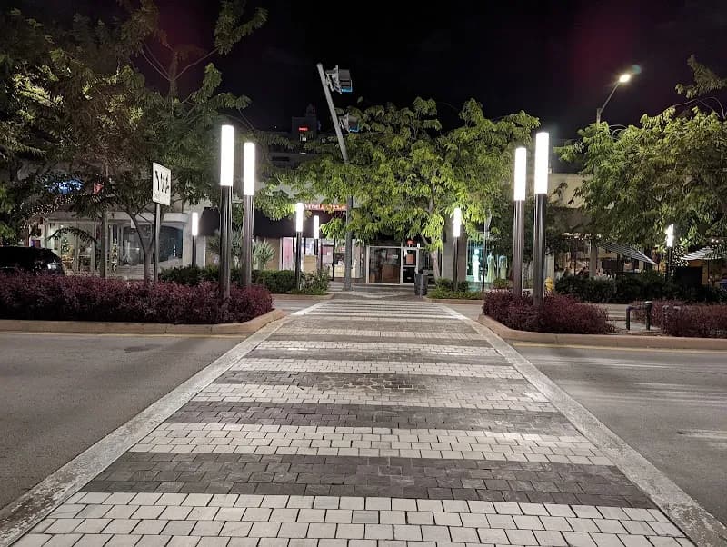 View of Miracle Mile in Coral Gables, FL