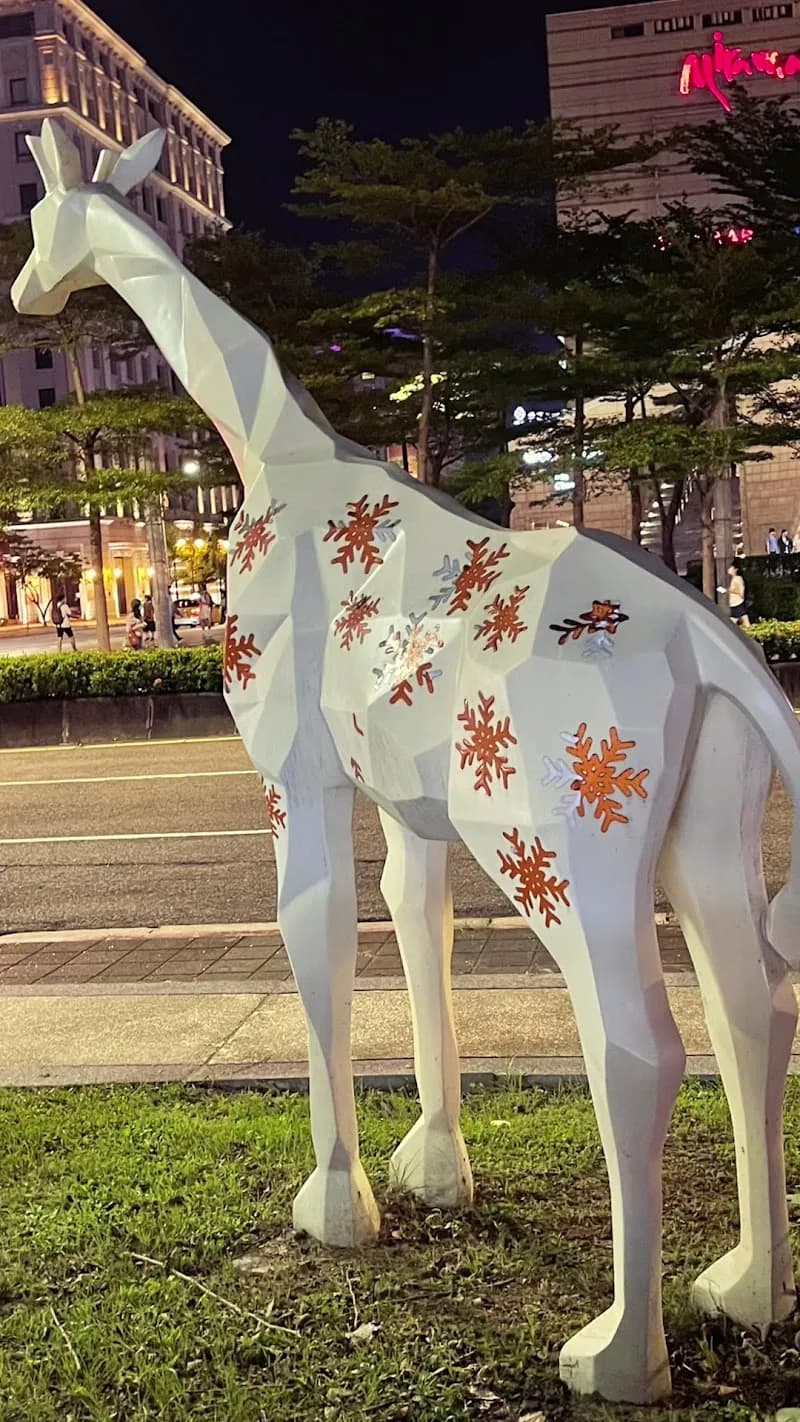 View of Miramar Ferris Wheel in Taipei, TPE