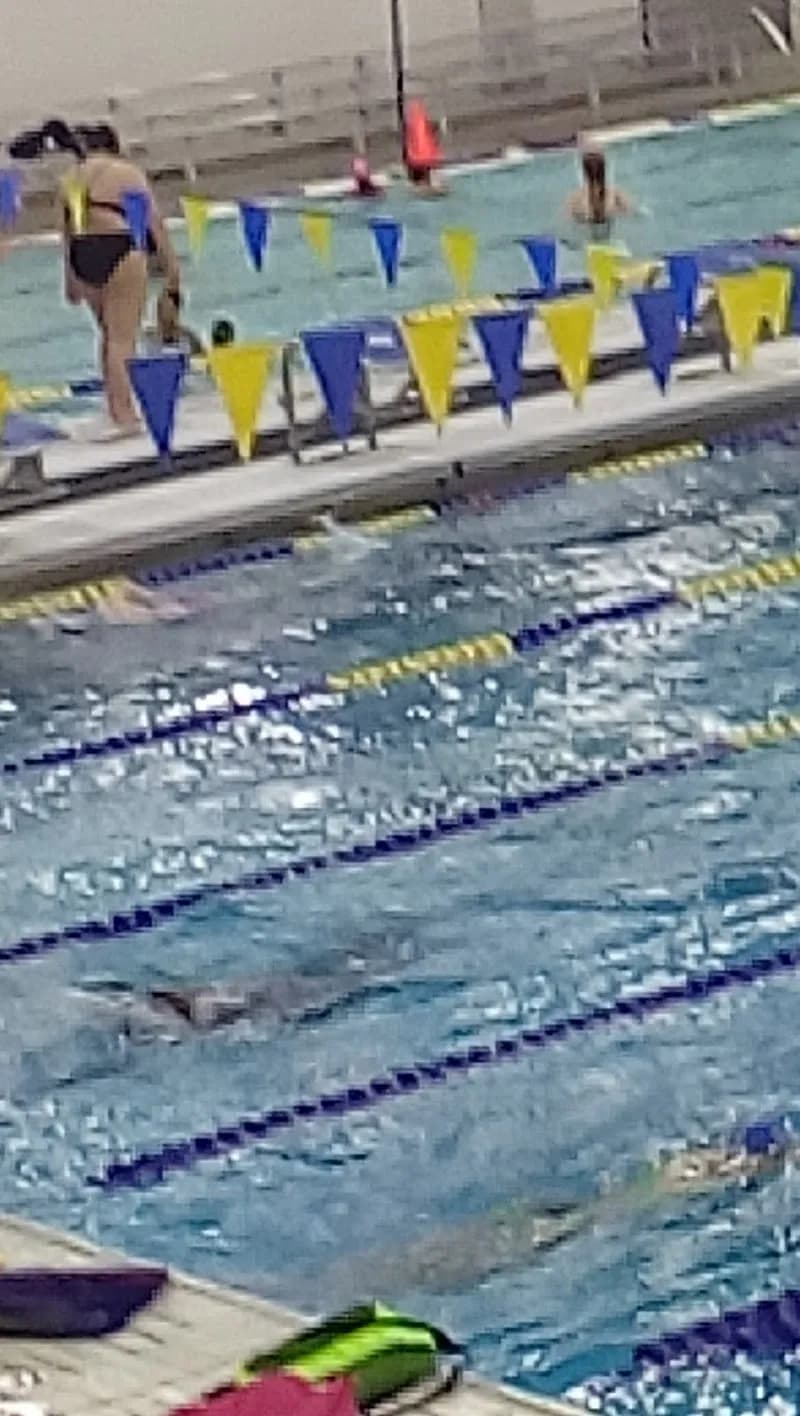 View of MISD Debbie Weems Natatorium in Mansfield, TX