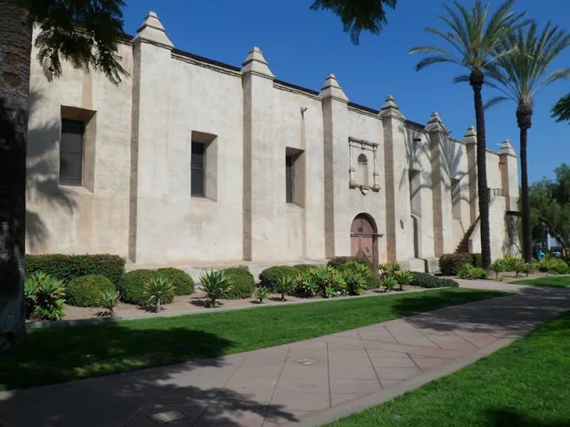 View of Mission San Gabriel Arcángel in City of Industry, CA