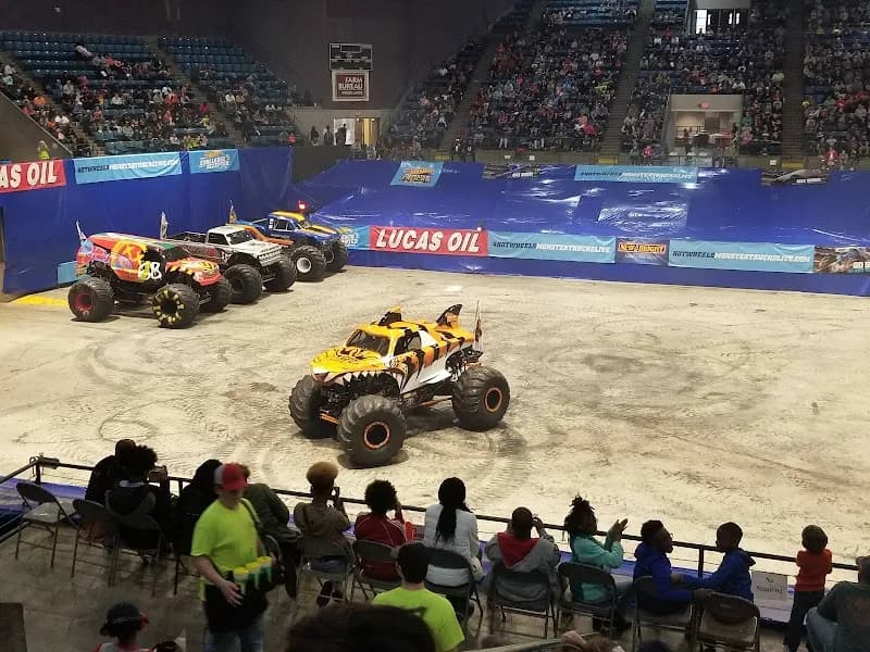 View of Mississippi Coliseum in Jackson, MS