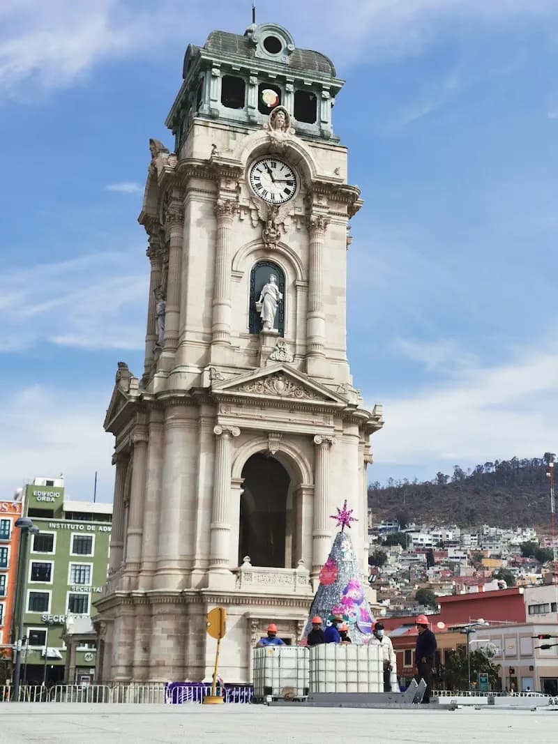 Monumental Clock historical landmark in Pachuca, HGO
