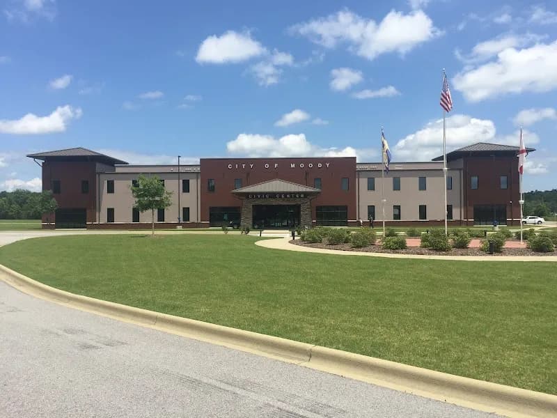 View of Moody Civic Center in Moody, AL