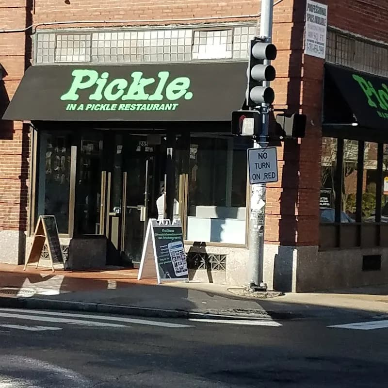 View of Moody Street in Waltham, MA