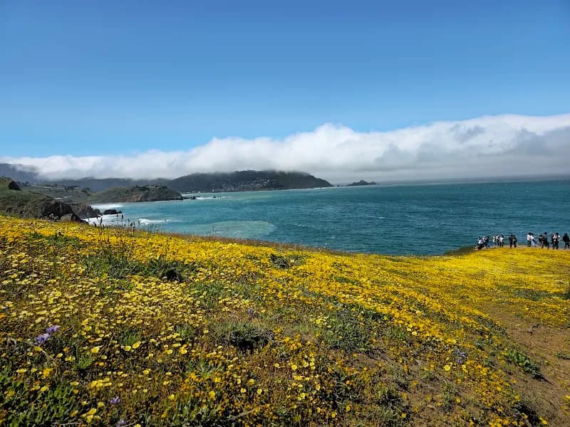 View of Mori Point in Pacifica, CA
