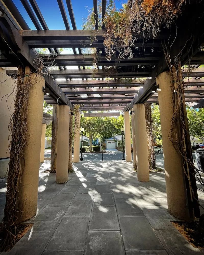 View of Mountain View Public Library in Mountain View, CA