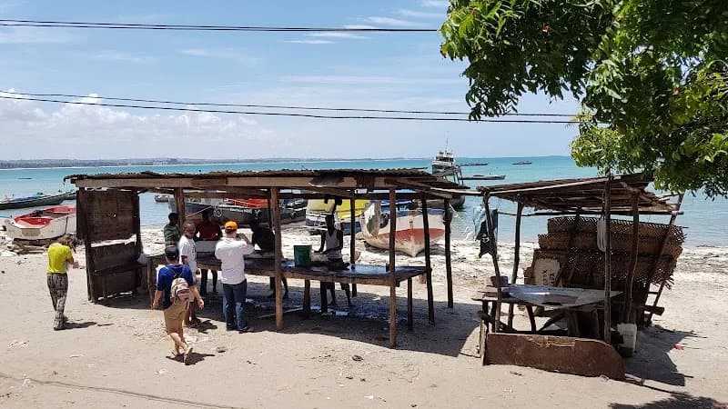 View of Msasani Fish Market in Msasani, DSM