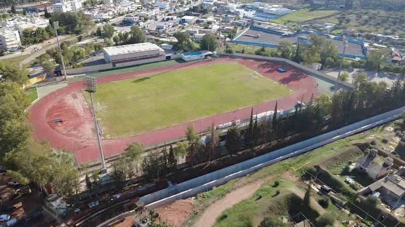 View of Municipal Sports Center of Elefsina in Elefsina, AT