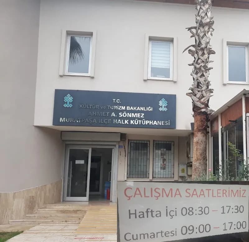 Muratpaşa Ahmet Sönmez İlçe Halk Kütüphanesi library in Muratpaşa, Antalya