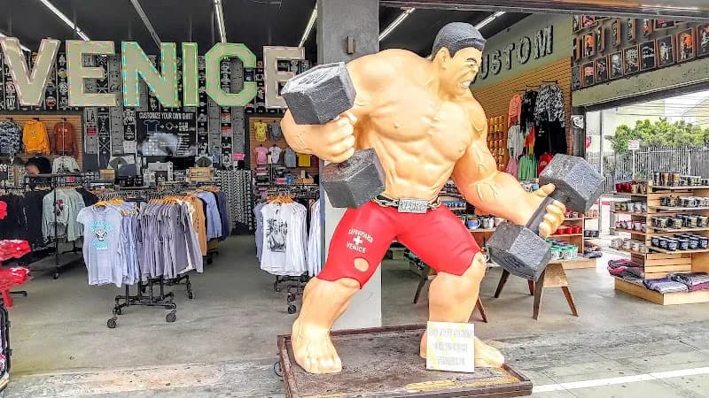 View of Muscle Beach Venice Gym in Venice, CA