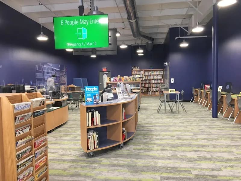 View of Muskegon County Library System in Muskegon, MI