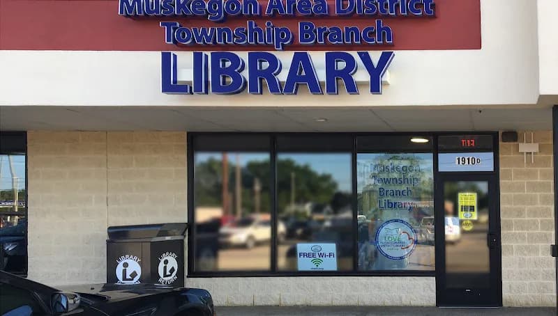 View of Muskegon County Library System in Muskegon, MI