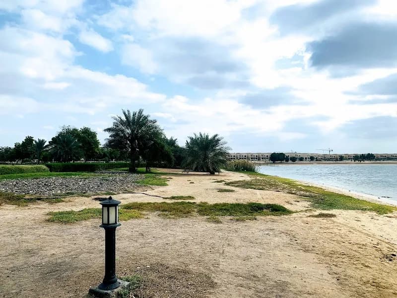 View of Mussafah Beach Park in Mussafah, Abu Dhabi