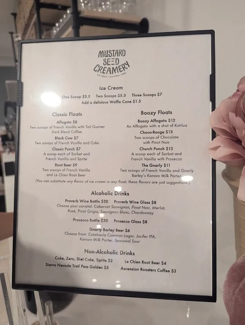 View of Mustard Seed Creamery in Denham Springs, LA