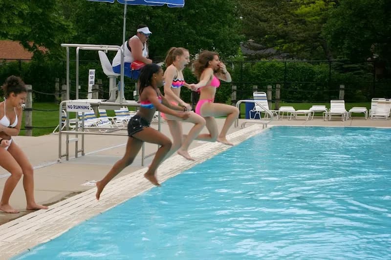 Mystic Waters Family Aquatic Center water park in Arlington Heights, IL