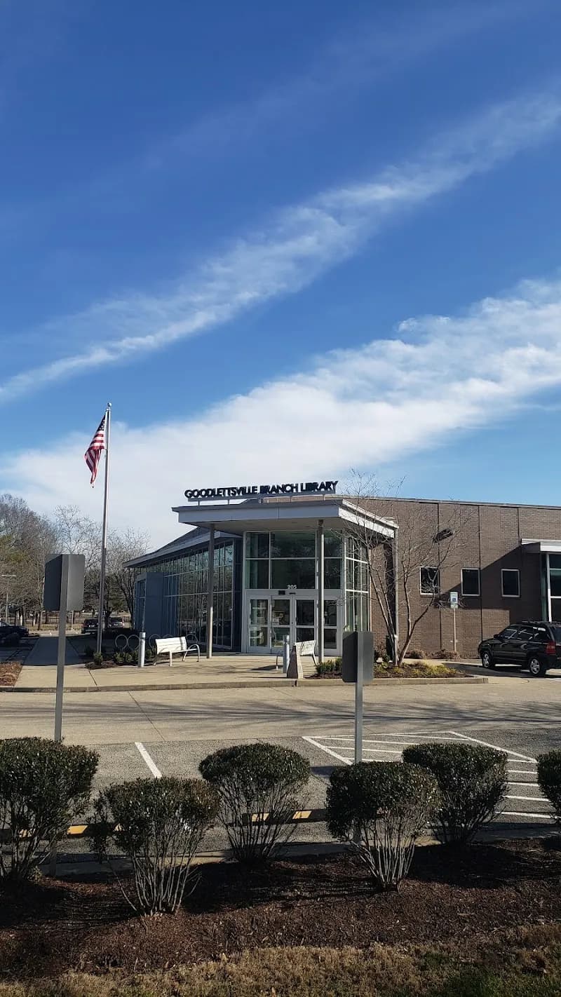View of Nashville Public Library Goodlettsville Branch in Goodlettsville, TN