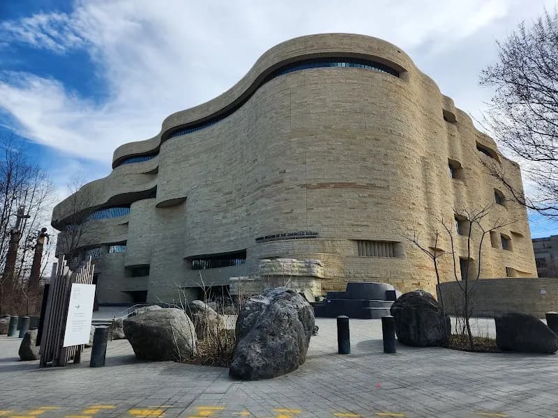 View of National Museum of the American Indian in Washington DC, DC