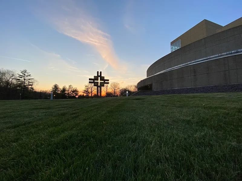 View of National Shrine of Our Lady of the Snows in Belleville, IL