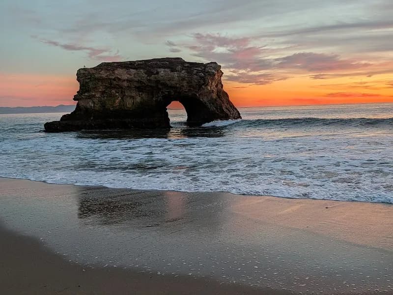Natural Bridges State Beach park in Santa Cruz, CA