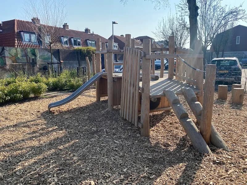 View of Natuurspeeltuin De Blije Bij in Hilversum, NH
