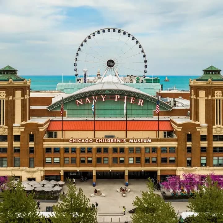 View of Navy Pier in Chicago, IL