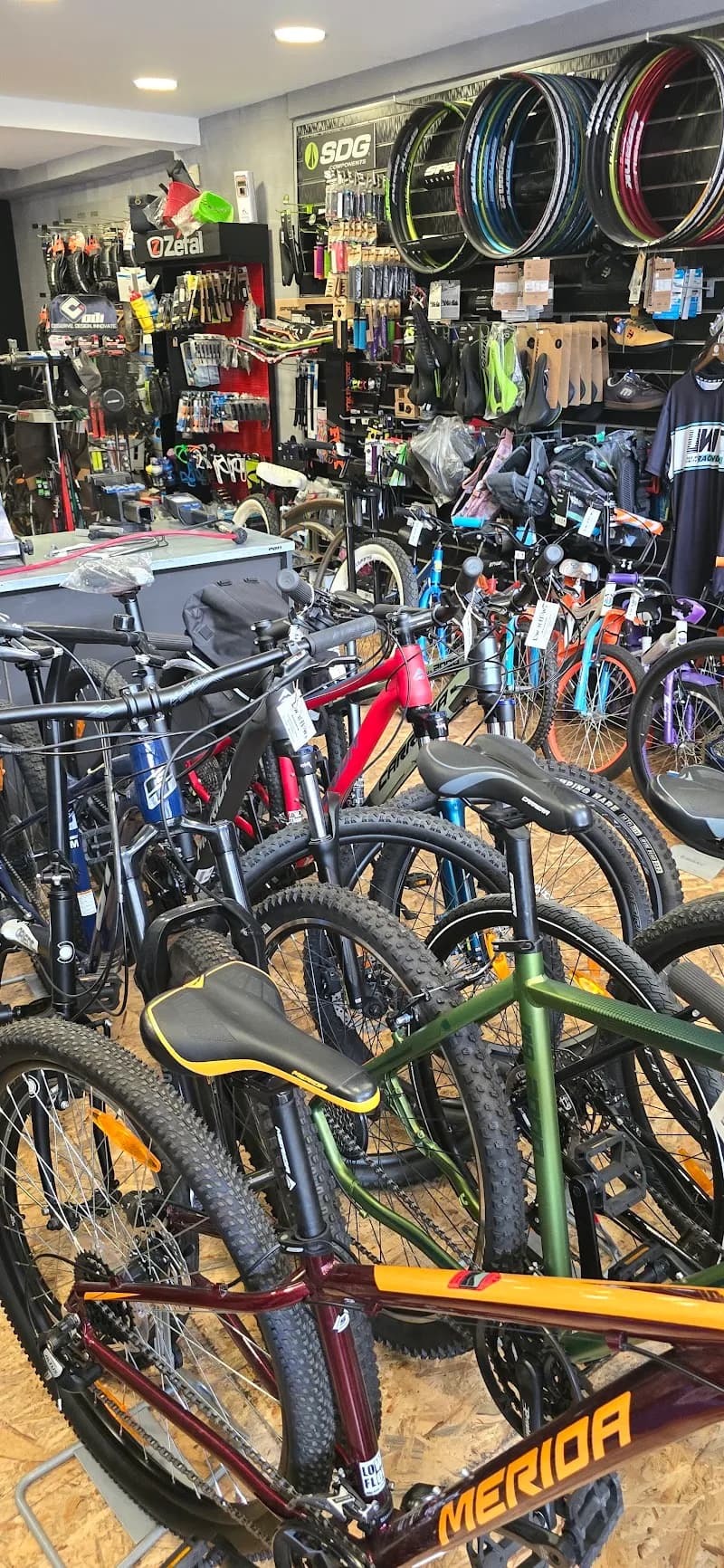View of Neighborhood Cycling Path in Argyroupoli, AT