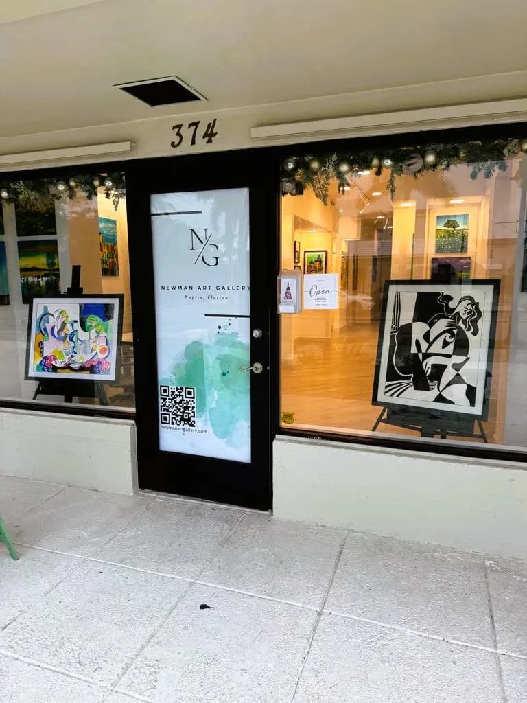View of Newman Art Gallery in Cannon Beach, OR