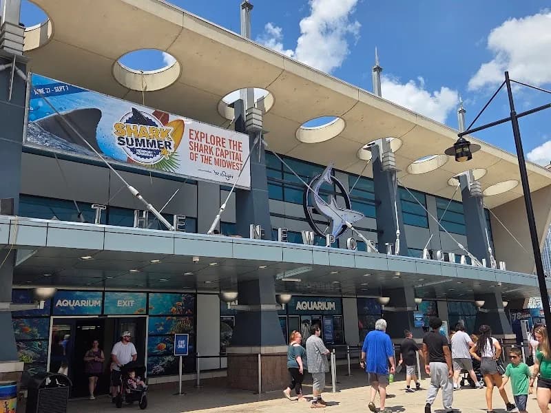View of Newport Aquarium in Newport, KY