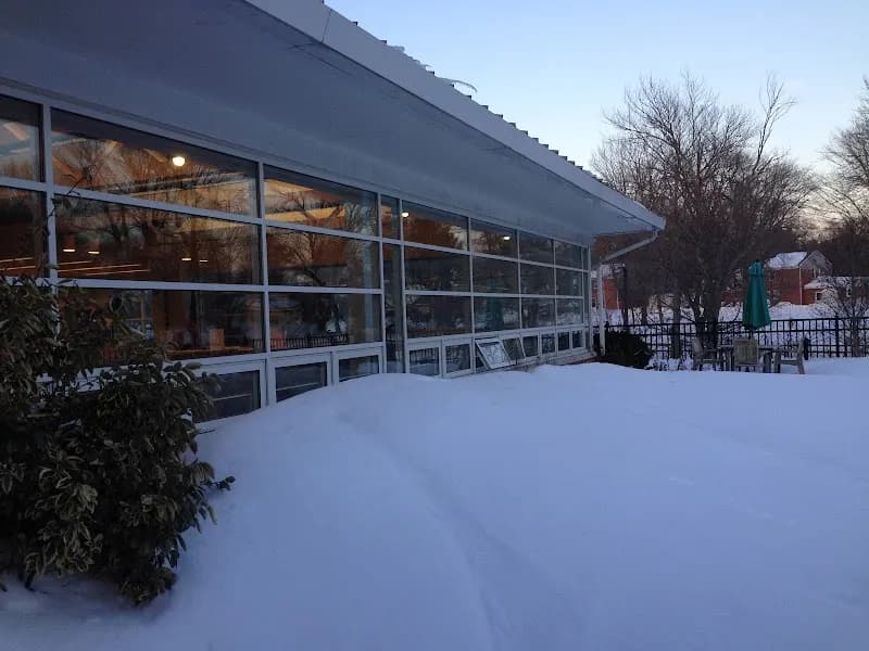 View of Newtown Public Library in Newtown, PA