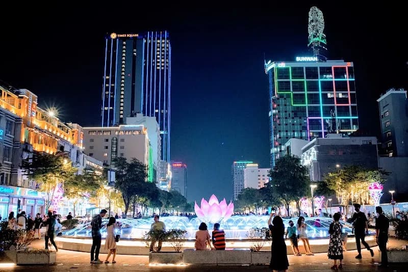 View of Nguyễn Huệ in Go Vap, HCMC