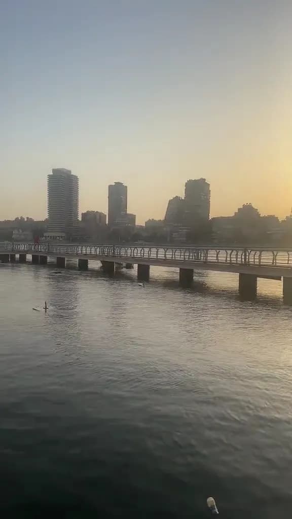View of Nile-side Playground (Manial Waterfront) in Manial, Cairo