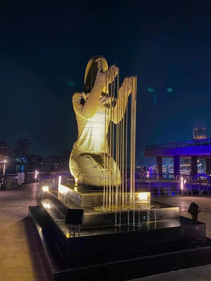 View of Nile-side Playground (Manial Waterfront) in Manial, Cairo