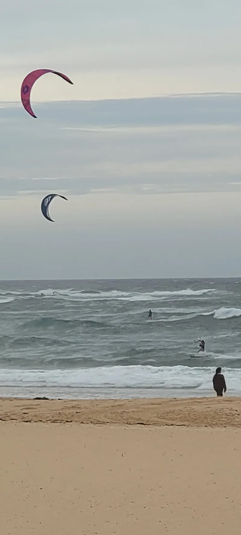 View of Nobbys Beach in Newcastle, NSW