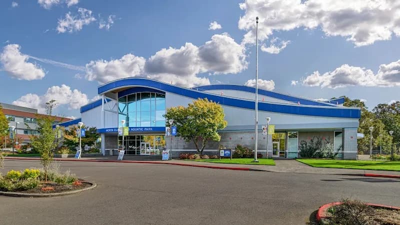 View of North Clackamas Aquatic Park in Happy Valley, OR
