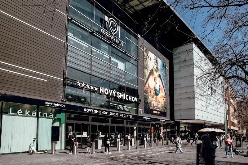 View of Nový Smíchov Shopping Centre in Smíchov, CZ