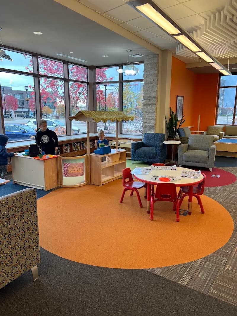 View of Oak Creek Public Library in Oak Creek, WI