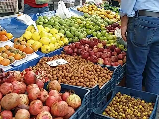 View of Oba Local Market (Pazarı) in Alanya Oba, Antalya