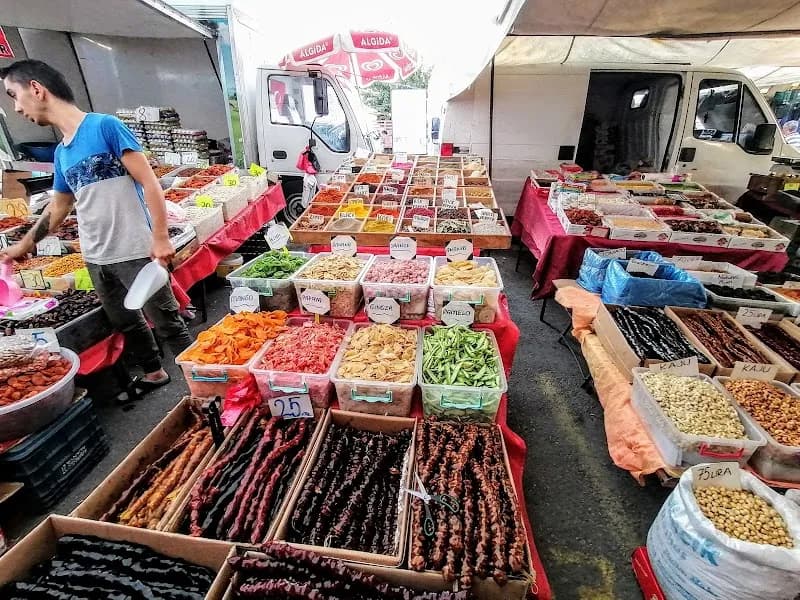 View of Oba Local Market (Pazarı) in Alanya Oba, Antalya